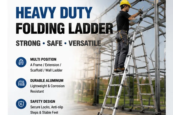 Heavy Duty Folding Ladder Manufacturer