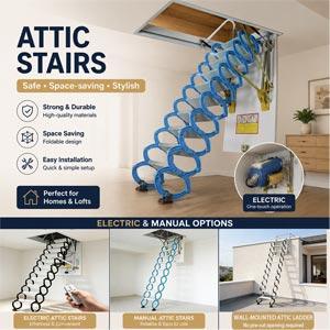 How to Choose the Right Attic Ladder for Your Home or Project?