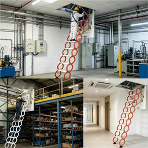 Attic Ladder Applications in Commercial and Industrial Buildings