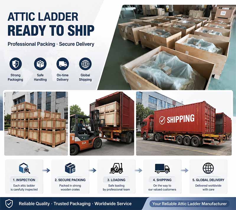 How We Helped a US Customer Complete an Attic Ladder Project from Production to Installation