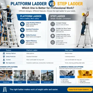 Platform Ladder Comparison: Safety & Applications