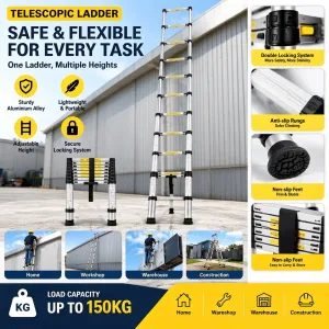 Commercial Telescopic Ladder Guide: Safety & Sourcing