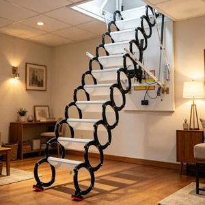 Aluminum Electric Attic Ladder