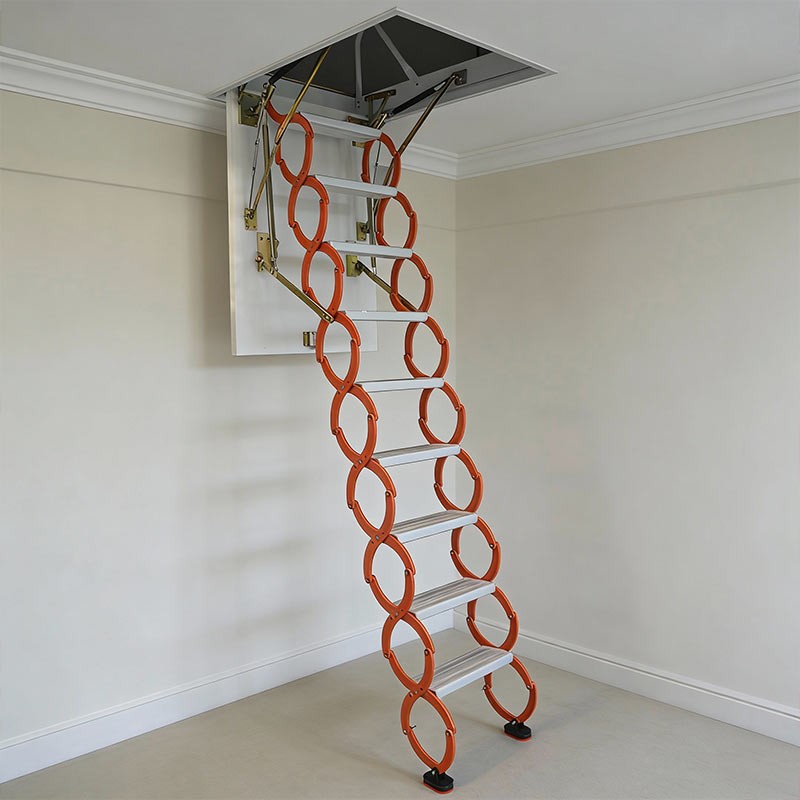 Manual Attic Ladder Manufacturer | Heavy Duty Folding Loft Ladder Supplier - Image 2 Manual Attic Ladder Manufacturer | Heavy Duty Folding Loft Ladder Supplier - Image 2