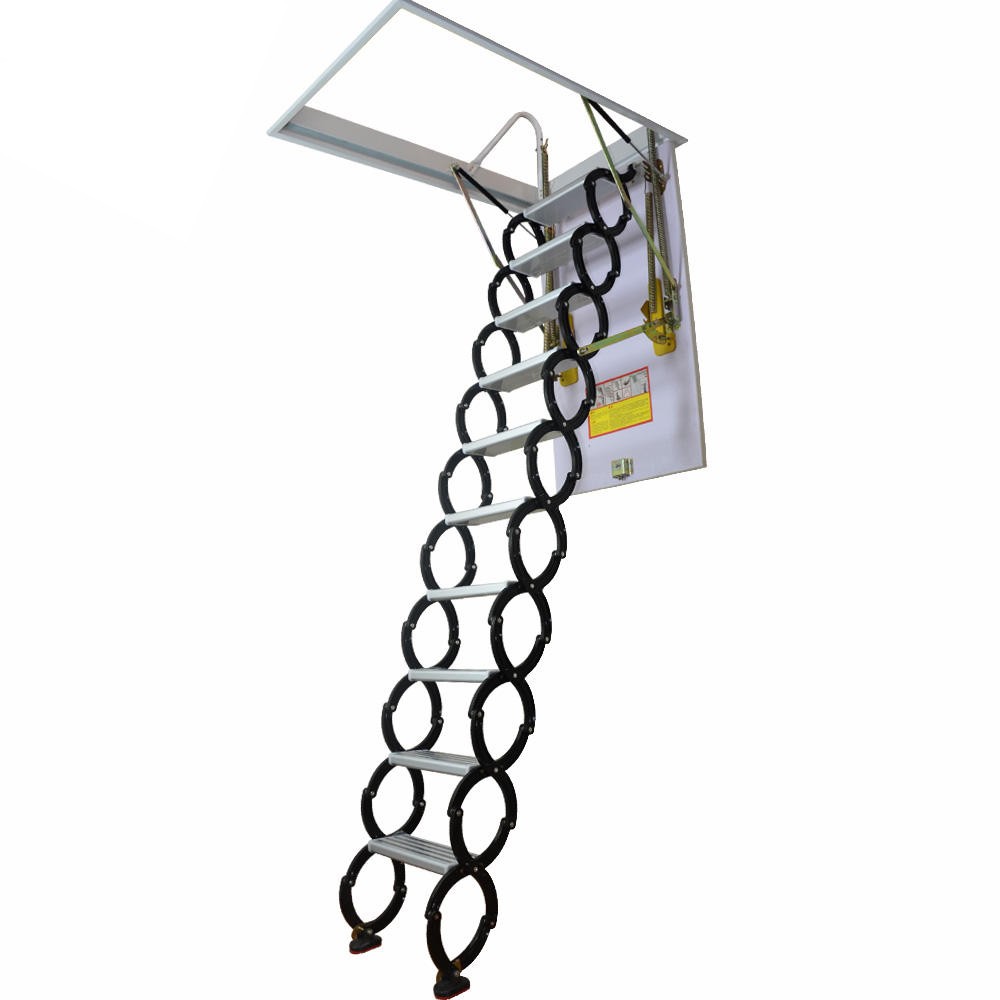 Black Manual Attic Ladder - Manual Attic Ladder factory Black Manual Attic Ladder - Manual Attic Ladder factory - Image 1