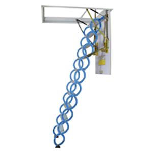 Blue Manual Attic Ladder