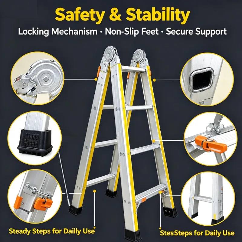 Heavy Duty Folding Ladder Manufacturer - Image 2 Heavy Duty Folding Ladder Manufacturer - Image 2