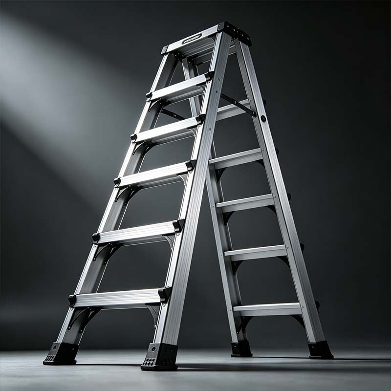 Heavy Duty Aluminum A Frame Step Ladder Manufacturer for Industrial and Commercial Use - Image 2 Heavy Duty Aluminum A Frame Step Ladder Manufacturer for Industrial and Commercial Use - Image 2