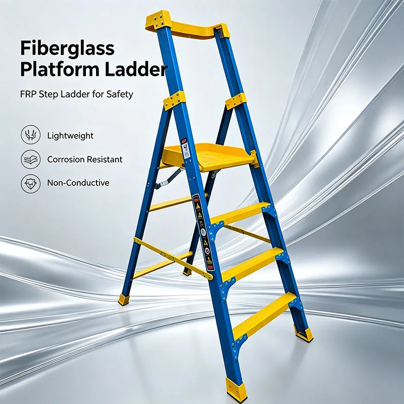 Heavy Duty Industrial Platform Ladder for Workplace Safety Heavy Duty Industrial Platform Ladder for Workplace Safety - Image 1