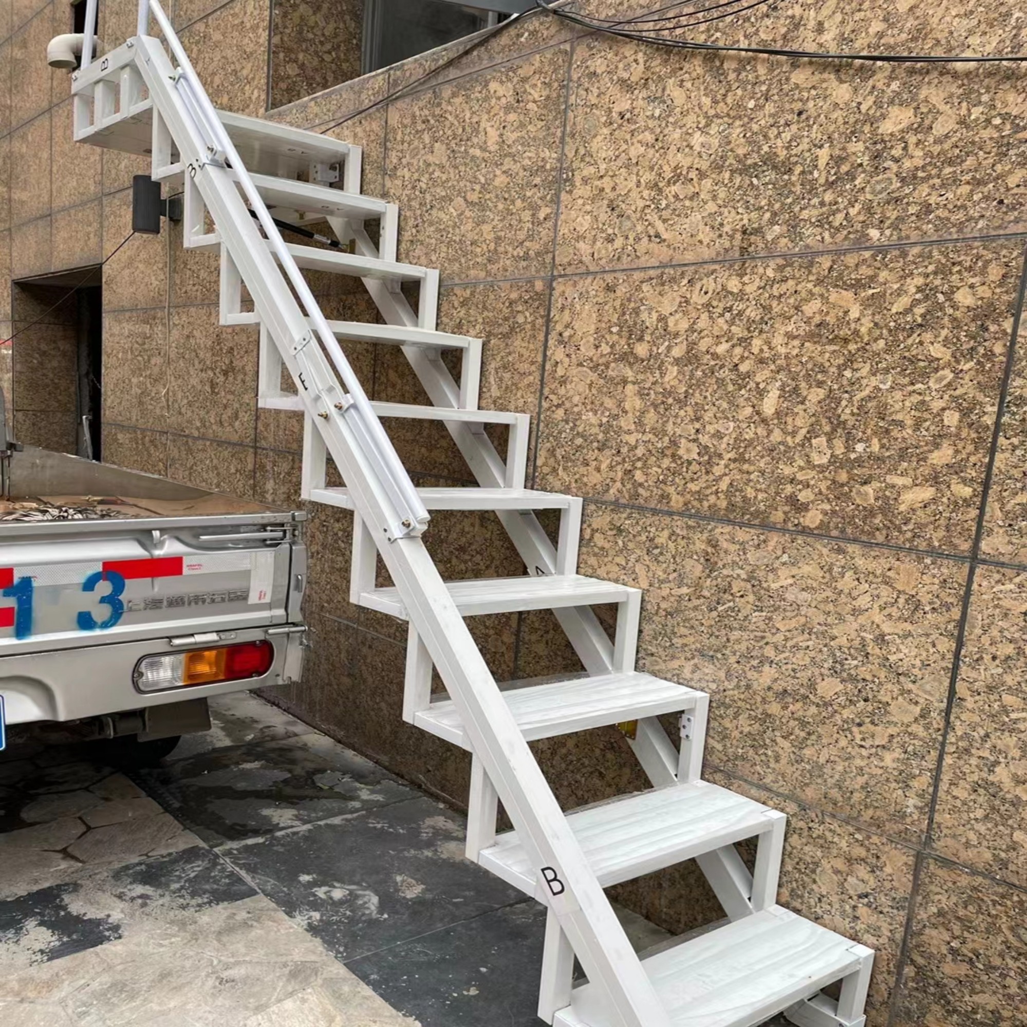 Heavy Duty Wall Mounted Folding Stairs | Attic Access Solution - Image 2 Heavy Duty Wall Mounted Folding Stairs | Attic Access Solution - Image 2