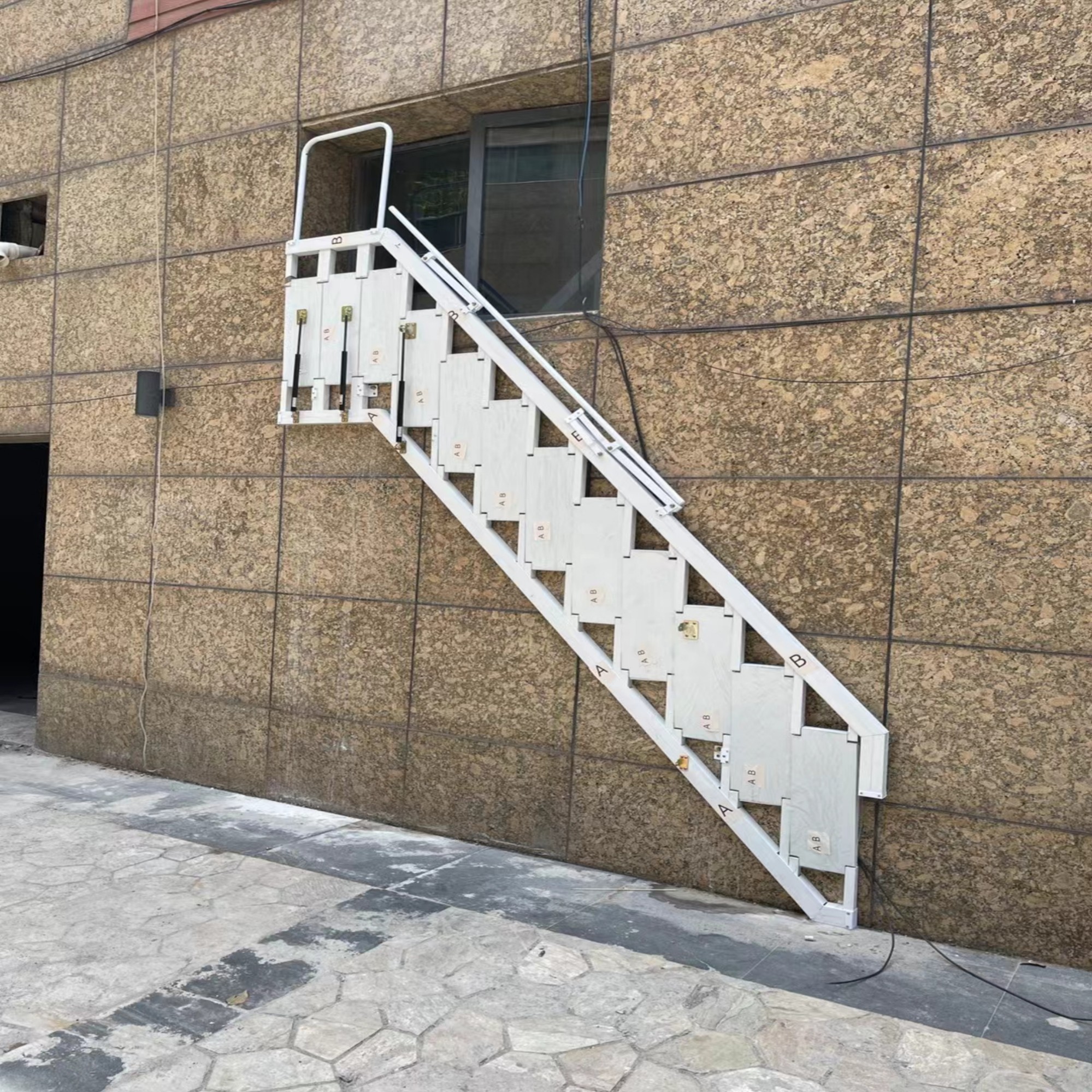 Heavy Duty Wall Mounted Folding Stairs | Attic Access Solution - Image 4 Heavy Duty Wall Mounted Folding Stairs | Attic Access Solution - Image 4