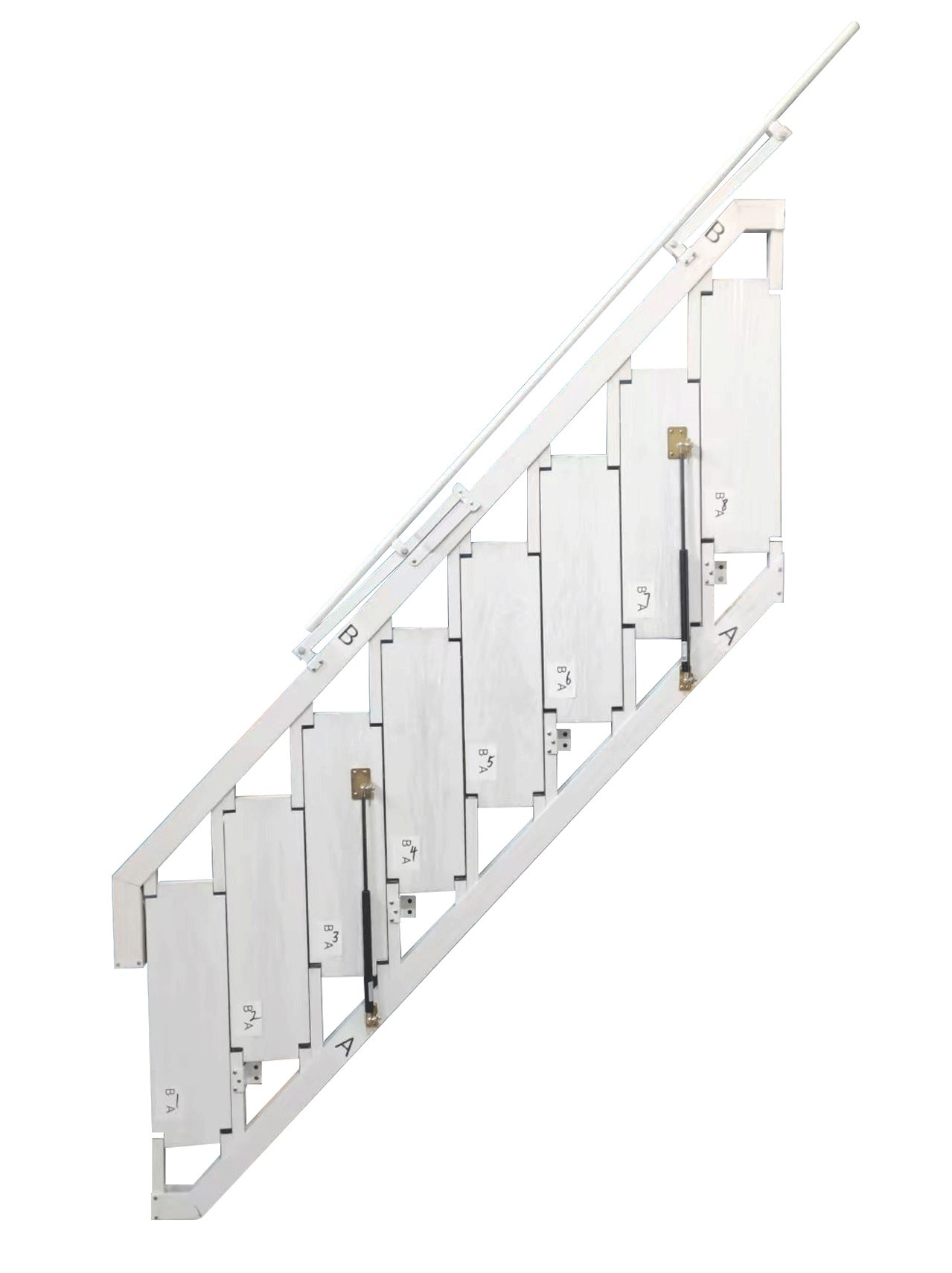 Heavy Duty Wall Mounted Folding Stairs | Attic Access Solution - Image 5 Heavy Duty Wall Mounted Folding Stairs | Attic Access Solution - Image 5
