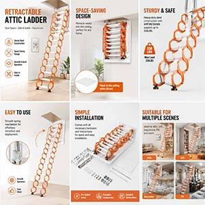 Manual Loft Ladder – Space-Saving and Durable Folding Attic Ladder