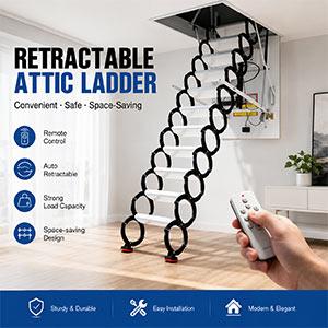 Electric Attic Ladder Manufacturer | Smart Motorized Loft Ladder Supplier