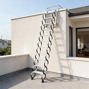 Wall Mounted Ladder Manufacturer | No Ceiling Opening Attic Access Ladder Supplier