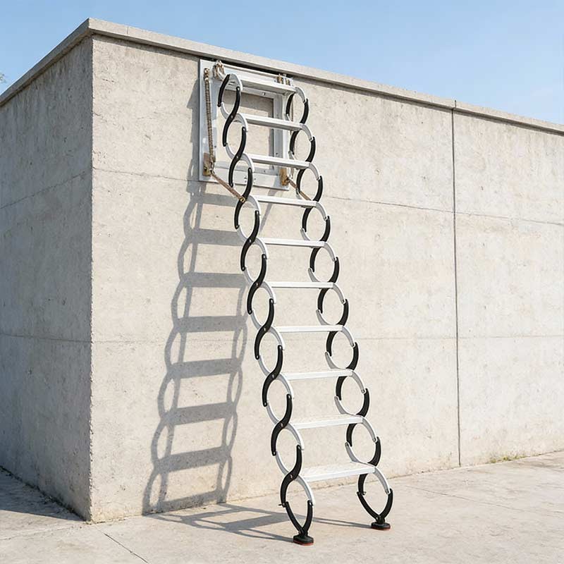 Wall Mounted Ladder Manufacturer | No Ceiling Opening Attic Access Ladder Supplier - Image 2 Wall Mounted Ladder Manufacturer | No Ceiling Opening Attic Access Ladder Supplier - Image 2