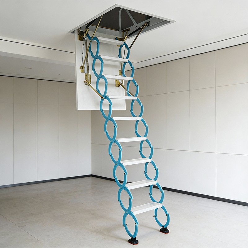 Manual Attic Ladder Supplier | Heavy Duty Folding Loft Ladder OEM Manufacturer - Image 4 Manual Attic Ladder Supplier | Heavy Duty Folding Loft Ladder OEM Manufacturer - Image 4